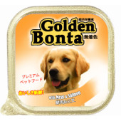 Golden Bonta Dog Canned Food with Meat & Salmon 鮮肉&三文 100g X 24 罐